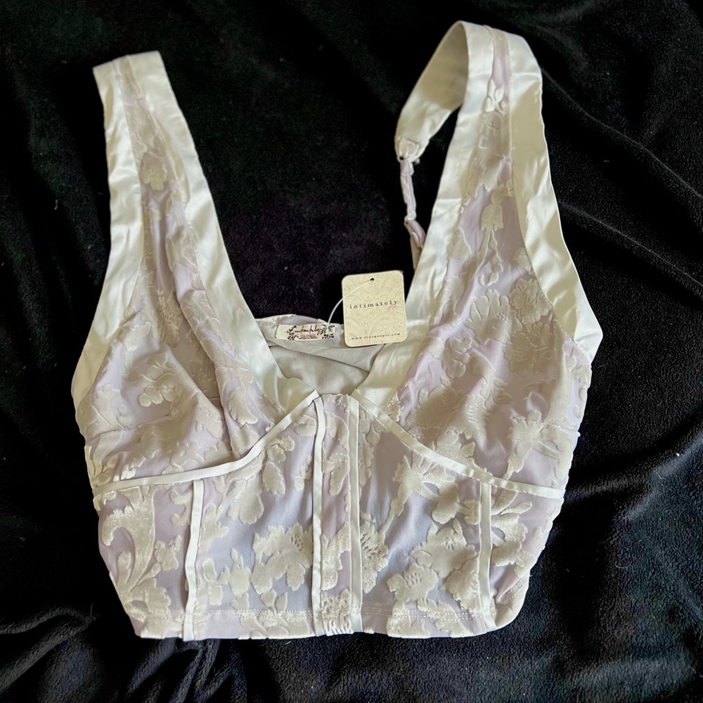 Intimately- Free People silver combo top